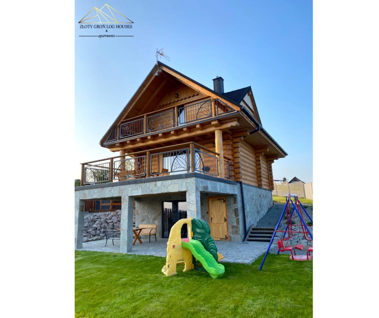 Zloty Gron Log Houses & Apartments Istebna Dış mekan fotoğraf