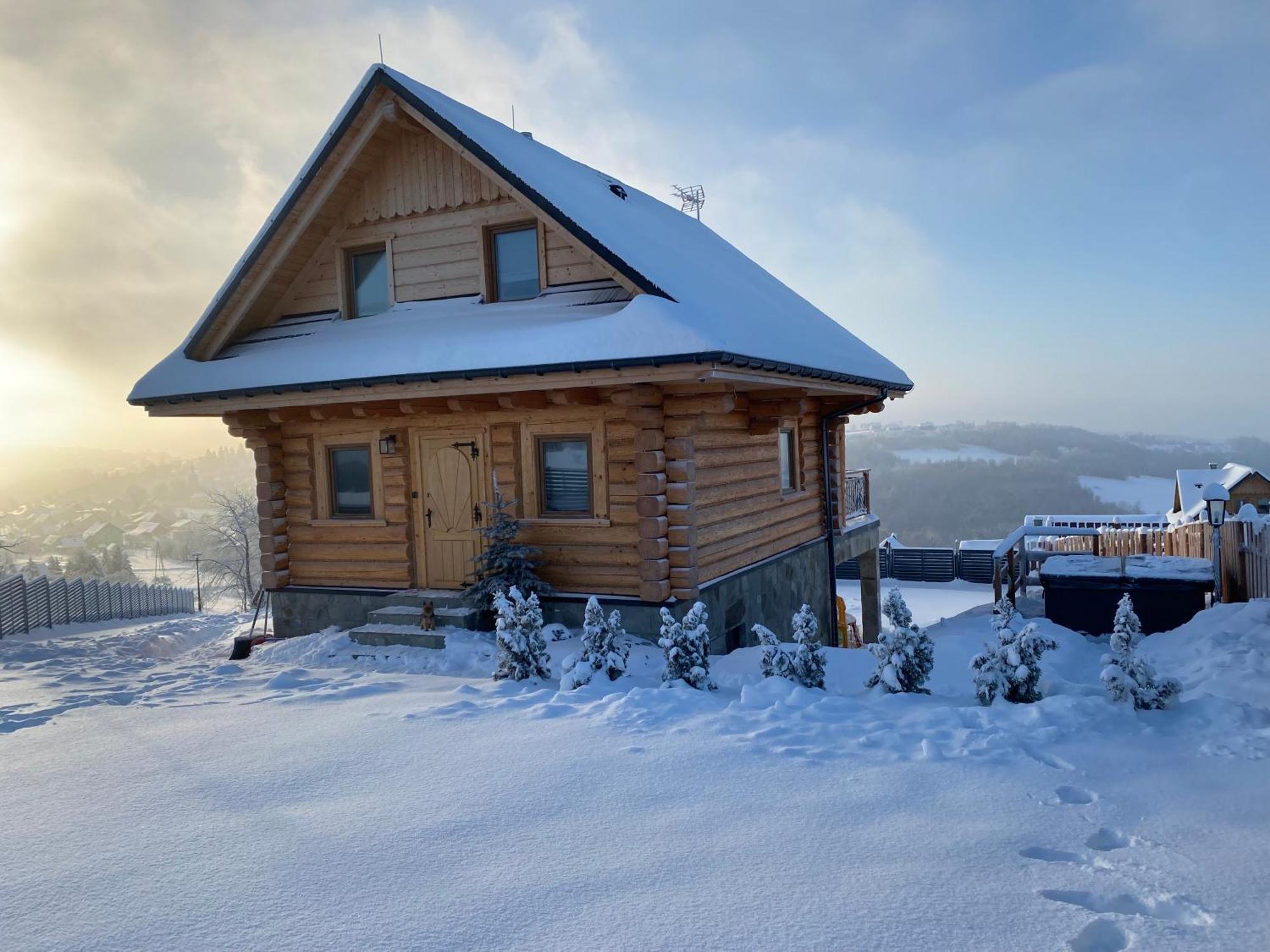 Zloty Gron Log Houses & Apartments Istebna Dış mekan fotoğraf