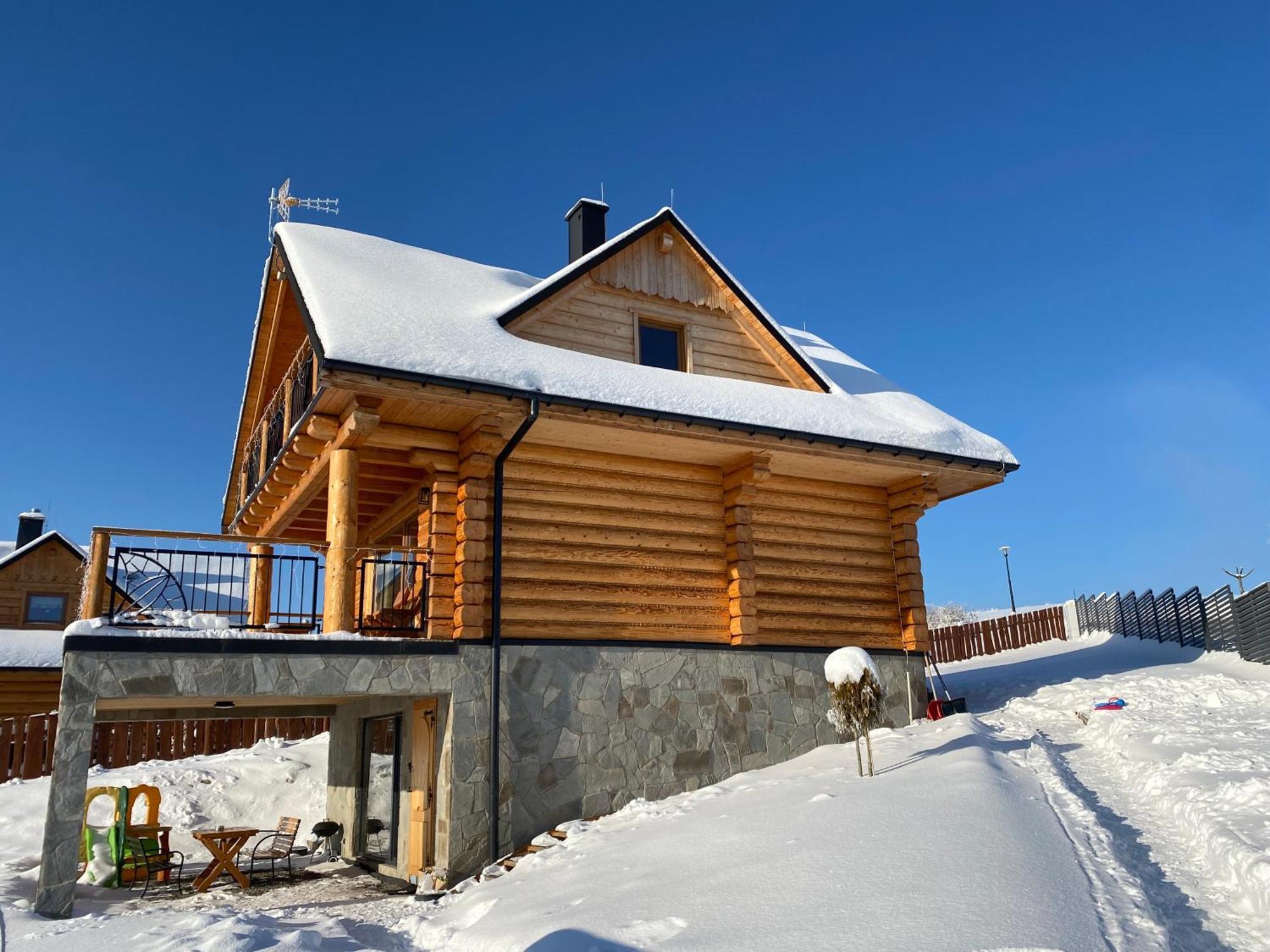 Zloty Gron Log Houses & Apartments Istebna Dış mekan fotoğraf