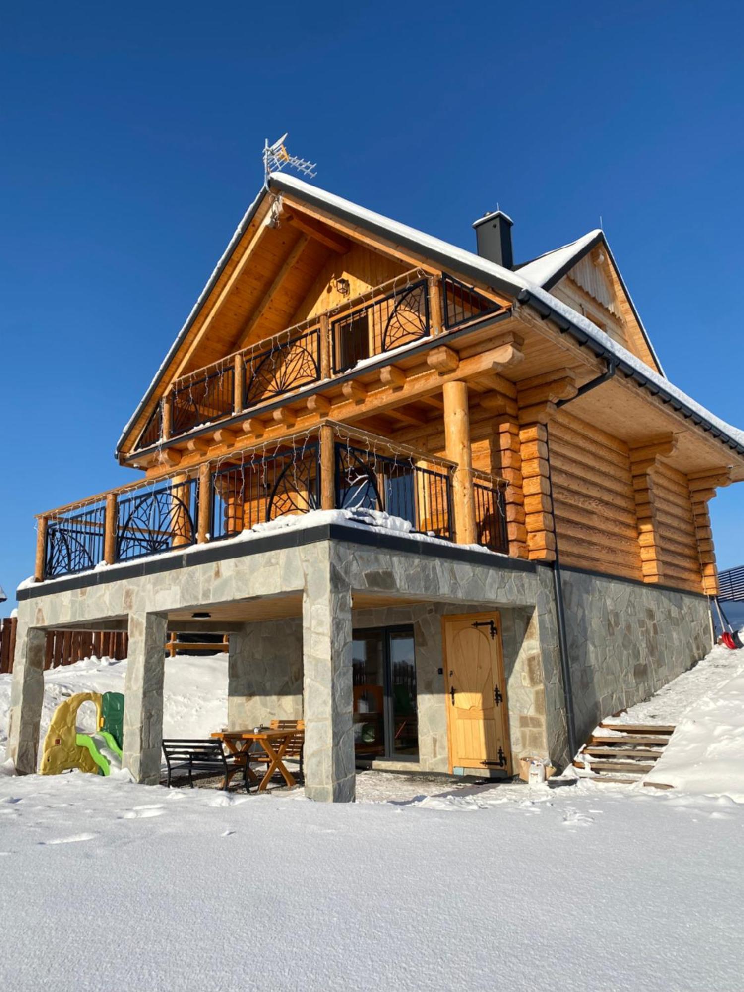Zloty Gron Log Houses & Apartments Istebna Dış mekan fotoğraf